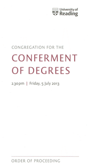 MBA Order of Proceedings